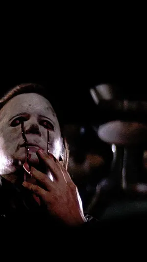 Bleeding Mask Michael Myers Iphone Wallpaper