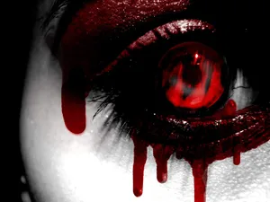 Bloody Eye Of Ghost Wallpaper