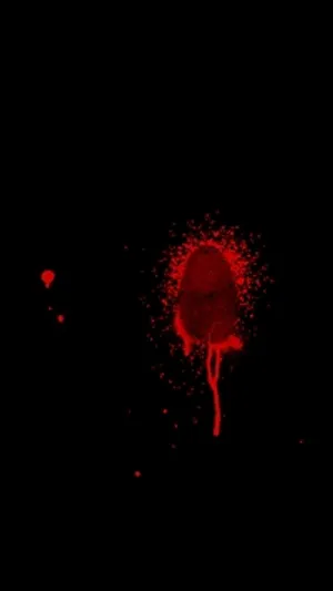 Bloody Fingerprint Phone Wallpaper