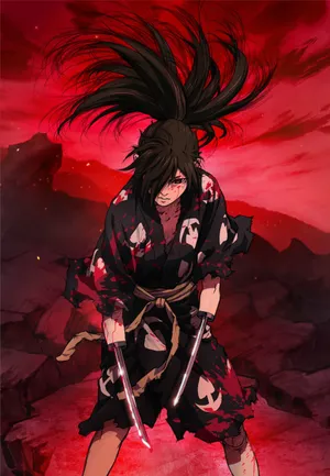 Bloody Hyakkimaru Of Dororo Wallpaper