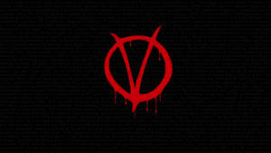 Bloody Letter V Wallpaper