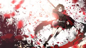 Bloody Ruby Rose Rwby Wallpaper