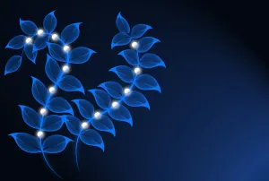 Blue 4k Fern Leaves Wallpaper