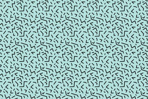 Blue 90s Graphic Lines Pattern Wallpaper