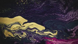 Blue Abstract Design Wallpaper