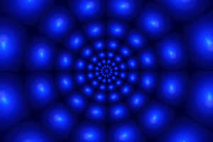 Blue Abstract Led Design Wallpaper