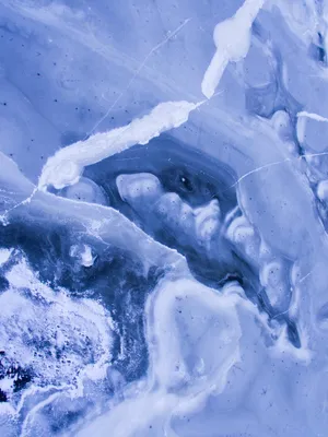 Blue Abstract Painting Wallpaper