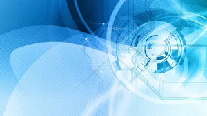 Blue Abstract Technology Circuit Wallpaper