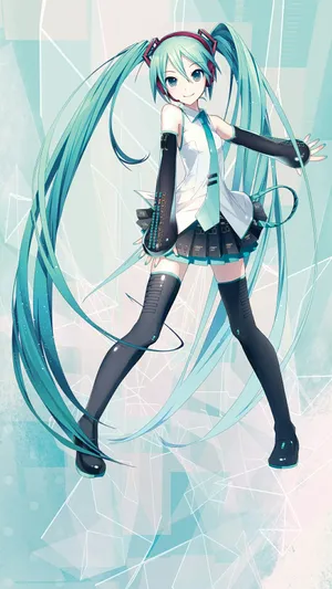 Blue Aesthetic Art Hatsune Miku Hd Wallpaper