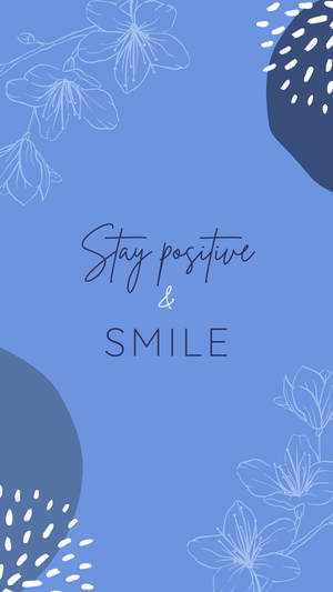 Blue Aesthetic Inspirational Quote Wallpaper