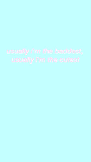 Blue Aesthetic Quotes Phone Wallpaper