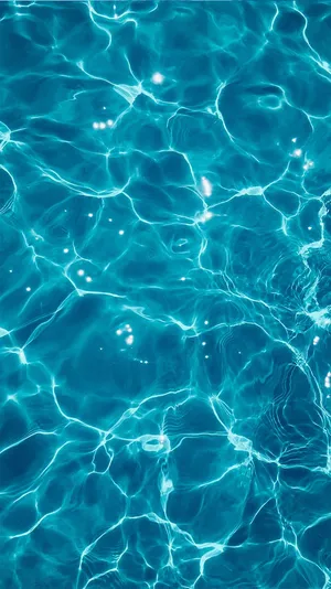 Blue Aesthetic Surface Wave Wallpaper