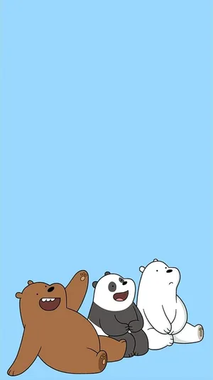 Blue Aesthetic We Bare Bears Wallpaper