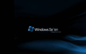 Blue And Black Windows 7 Screen Wallpaper