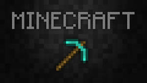 Blue And Brown Axe Cool Minecraft Wallpaper