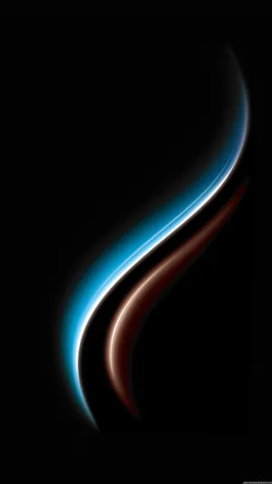 Blue And Brown Wave Samsung Wallpaper