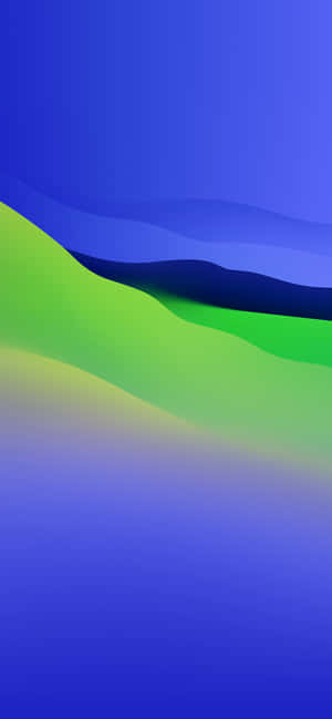 Blue And Green Colors For Ios 3 Wallpaper