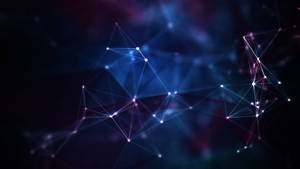 Blue And Pink Geometric Lines Backgrounds Wallpaper