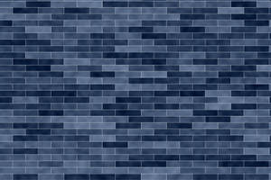 Blue Brick Texture 3d Concept Wallpaper