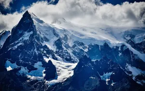 Blue Chilean Mountains Wallpaper
