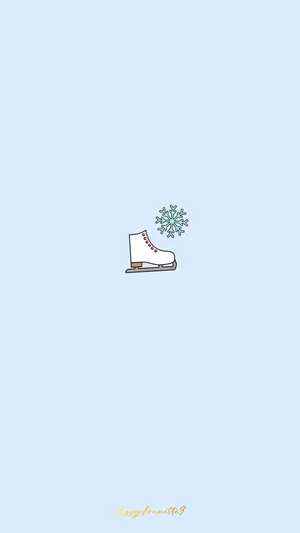 Blue Cute Christmas Iphone Background Wallpaper