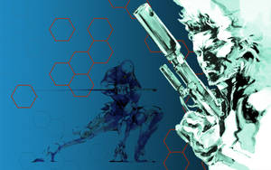Blue Desktop Metal Gear Solid Wallpaper