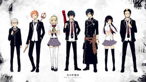 Blue Exorcist Characters Poster Wallpaper
