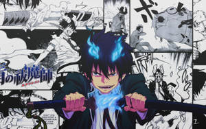 Blue Exorcist Comic Strip Wallpaper