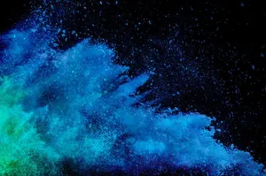 Blue Explosion Microsoft Wallpaper