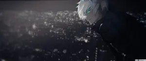 Blue Eyes Gojo In Jujutsu Kaisen Wallpaper