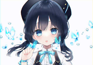 Blue Eyes Lolita Girl Profile Wallpaper