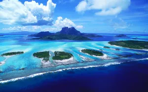 Blue Galapagos Island South America Wallpaper