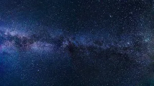 Blue Galaxy Facebook Cover Wallpaper