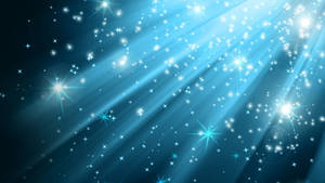 Blue Glitter And Sparkles Wallpaper