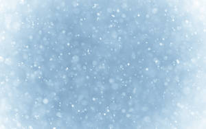 Blue Glitter Fluttering Snowflakes Wallpaper