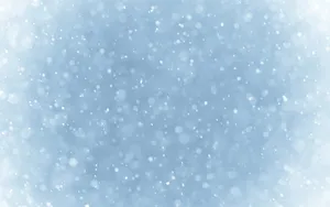 Blue Glitter Fluttering Snowflakes Wallpaper