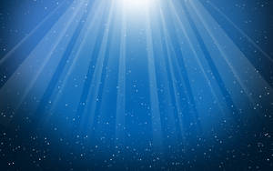 Blue Glitter Rays Of Light Wallpaper