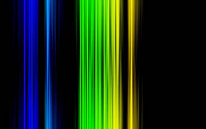 Blue Green Yellow Vertical Lines Wallpaper