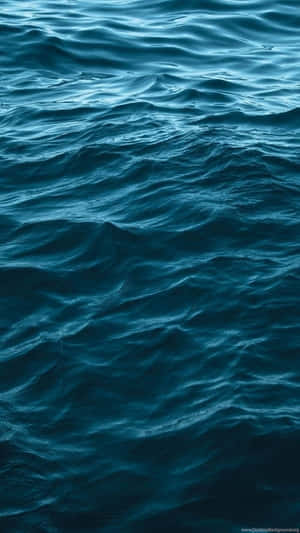 Blue Iphone Xr Calm Waves Wallpaper