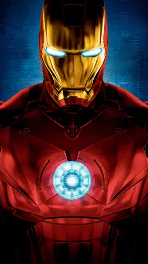Blue Iron Man Full Hd Wallpaper