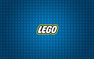Blue Lego Background Wallpaper