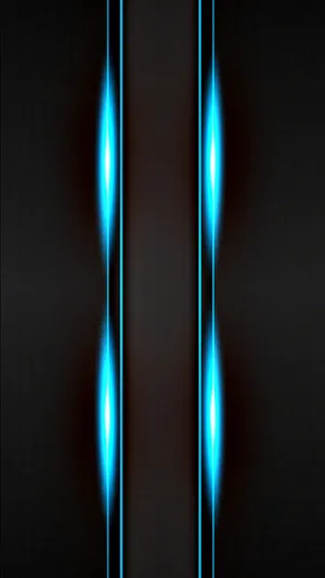 Blue Light Beams On A Black Background Wallpaper