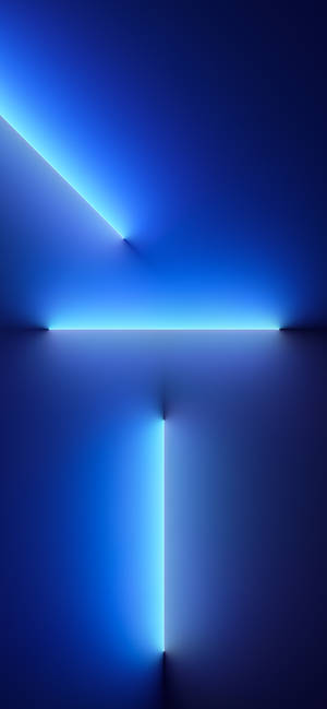Blue Lights Iphone 13 Pro Wallpaper