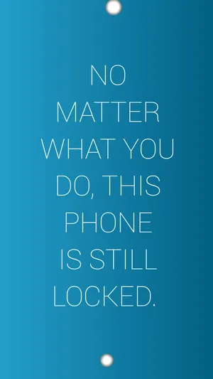 Blue Lock Screen Funny Background Wallpaper