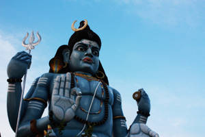 Blue Lord Shiva Wallpaper