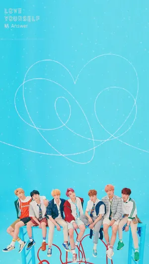 Blue Ly: Answer Bts Lockscreen Wallpaper