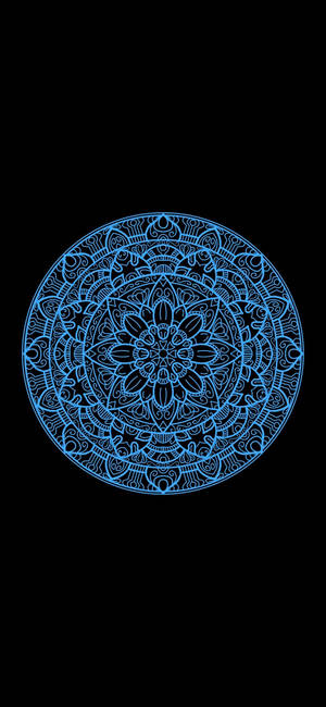 Blue Mandala Iphone 11 Wallpaper