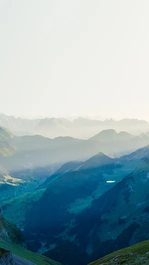 Blue Mountain Nature Phone Wallpaper