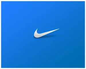 Blue Nike Logo 1024 X 819 Wallpaper