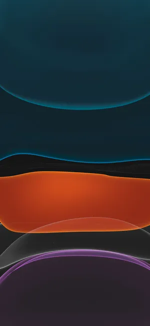 Blue Orange Purple Iphone 11 Art Wallpaper